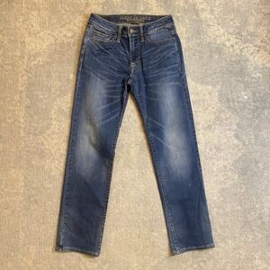American Eagle Outfitters Jeans Mens 26x30 Blue Medium Wash Original Straight